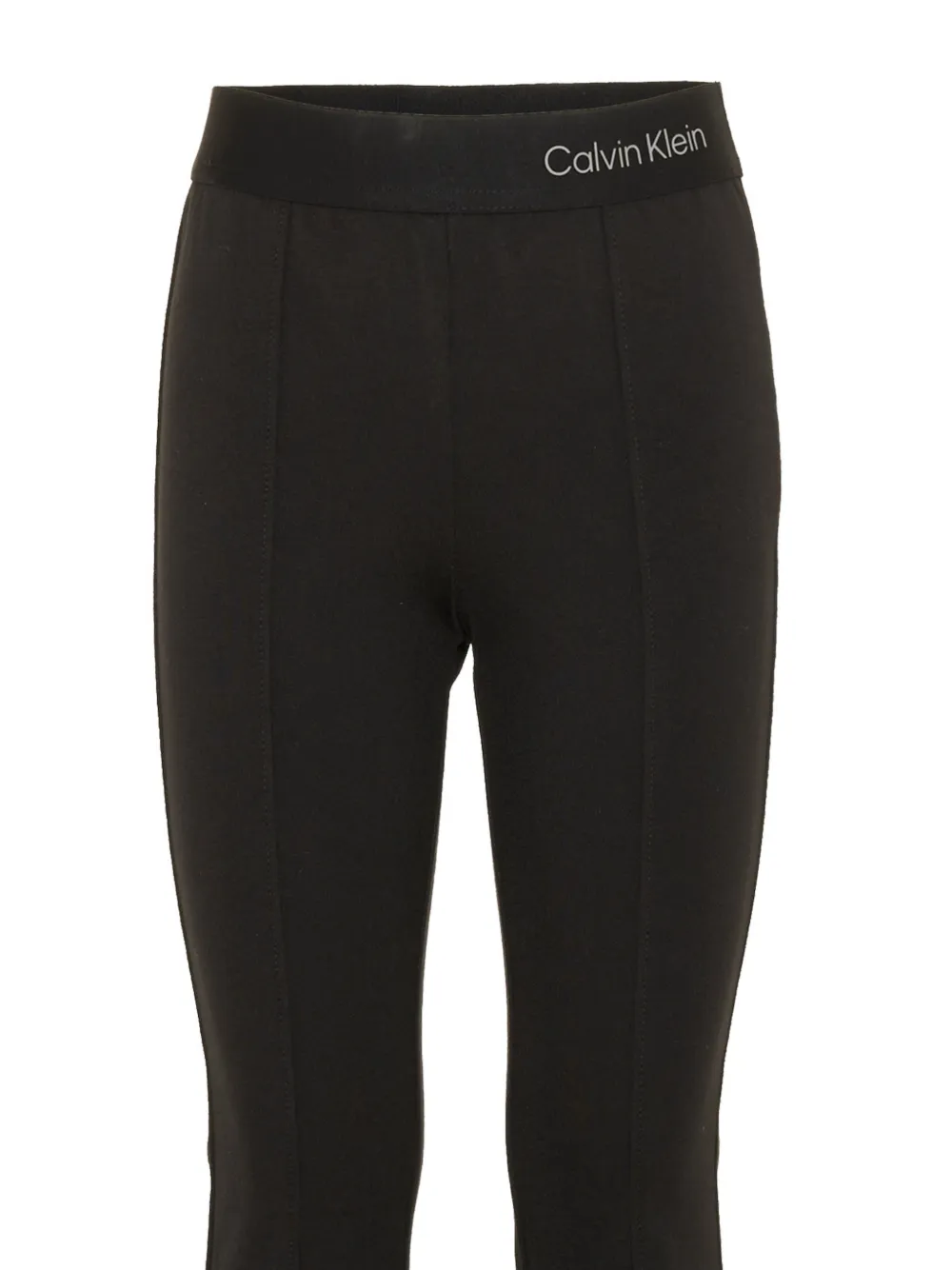Calvin Klein Kids Broek met logoband Zwart
