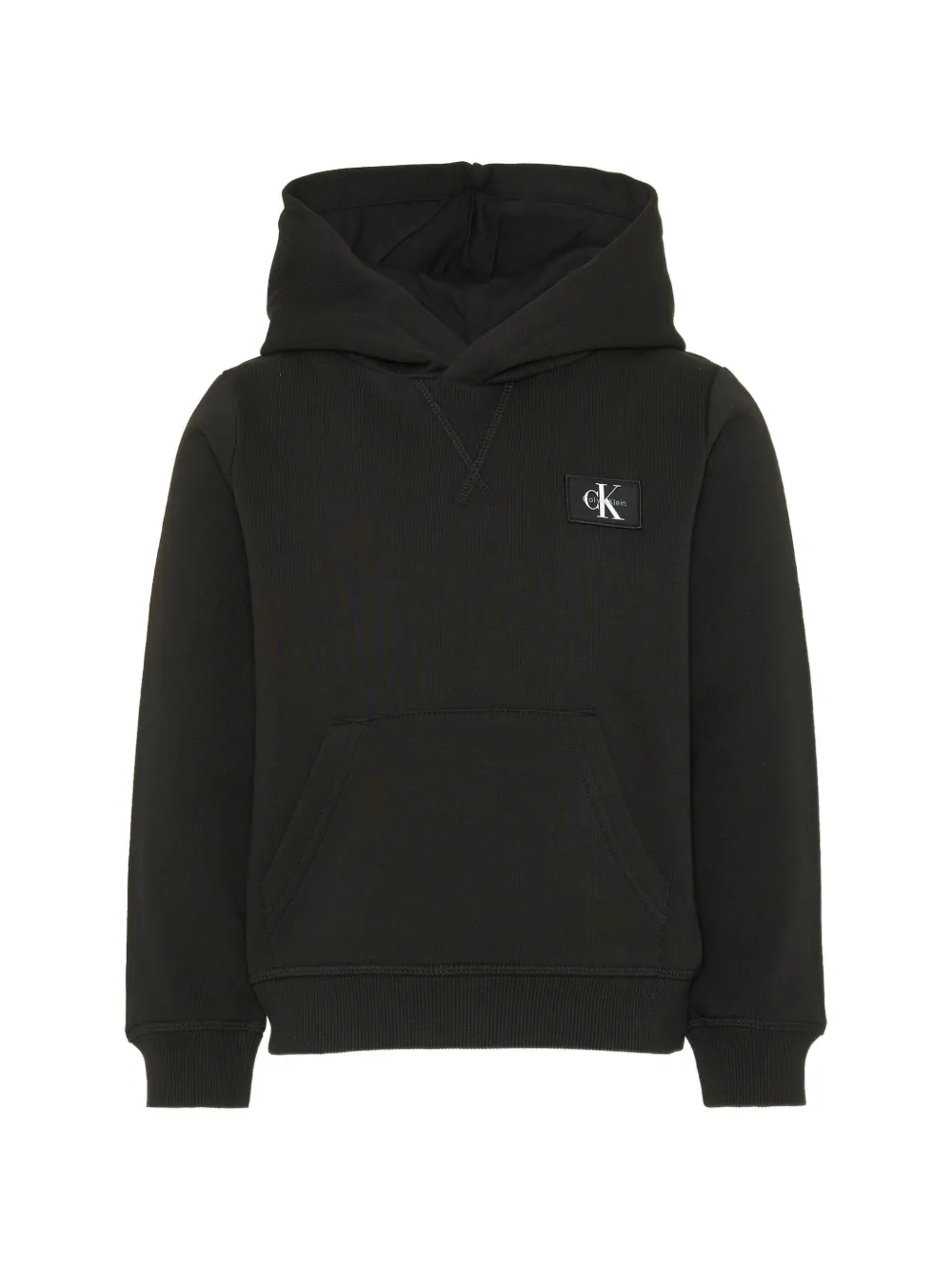 Calvin Klein Kids Hoodie met logopatch Zwart