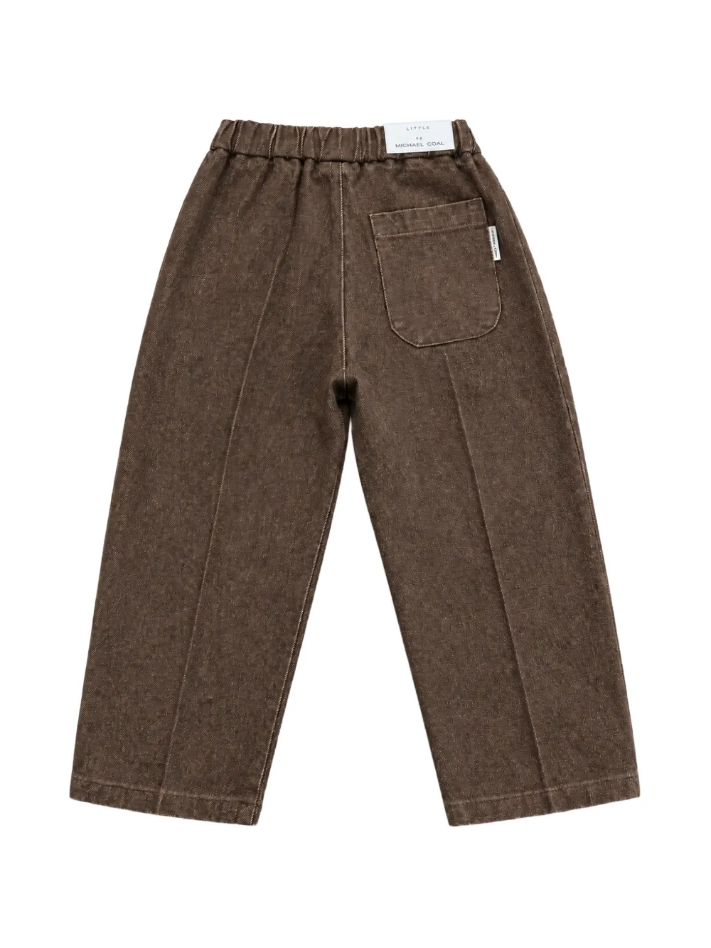 michael coal Plooibroek met elastische taille Bruin