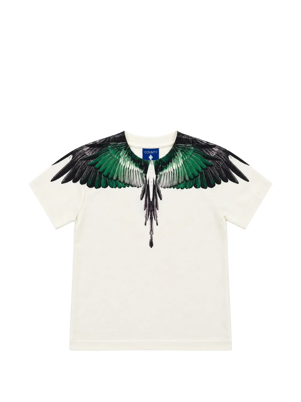COUNTY OF MILAN KIDS Wings-print T-shirt - Toni neutri
