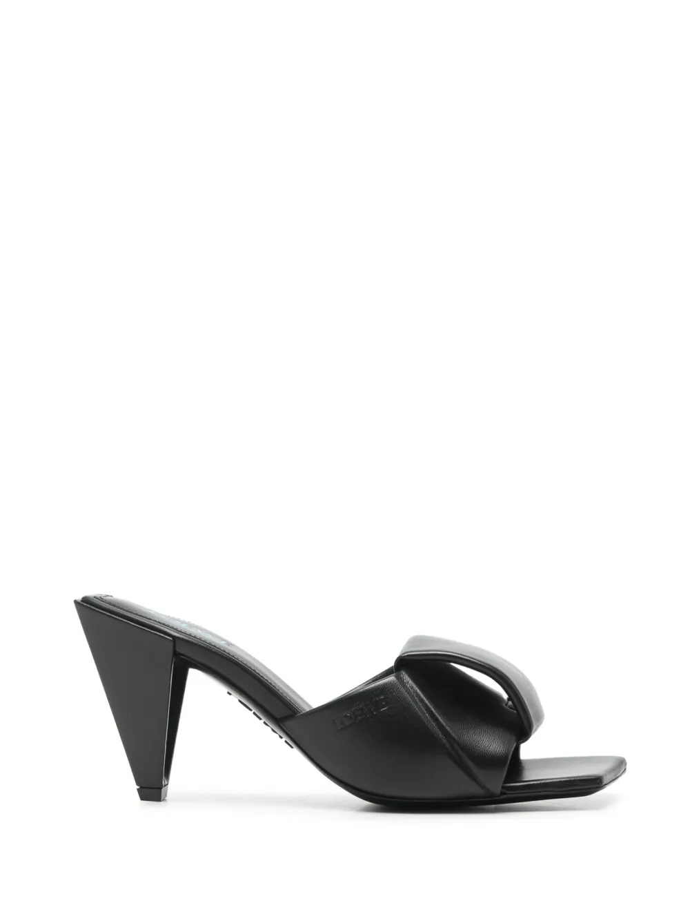 LOEWE Origami slides in lambskin - Black