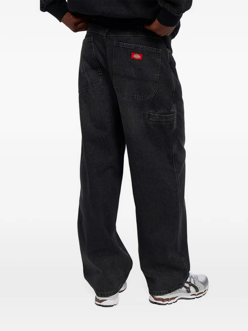 DICKIES 958 faded patchwork jeans Zwart