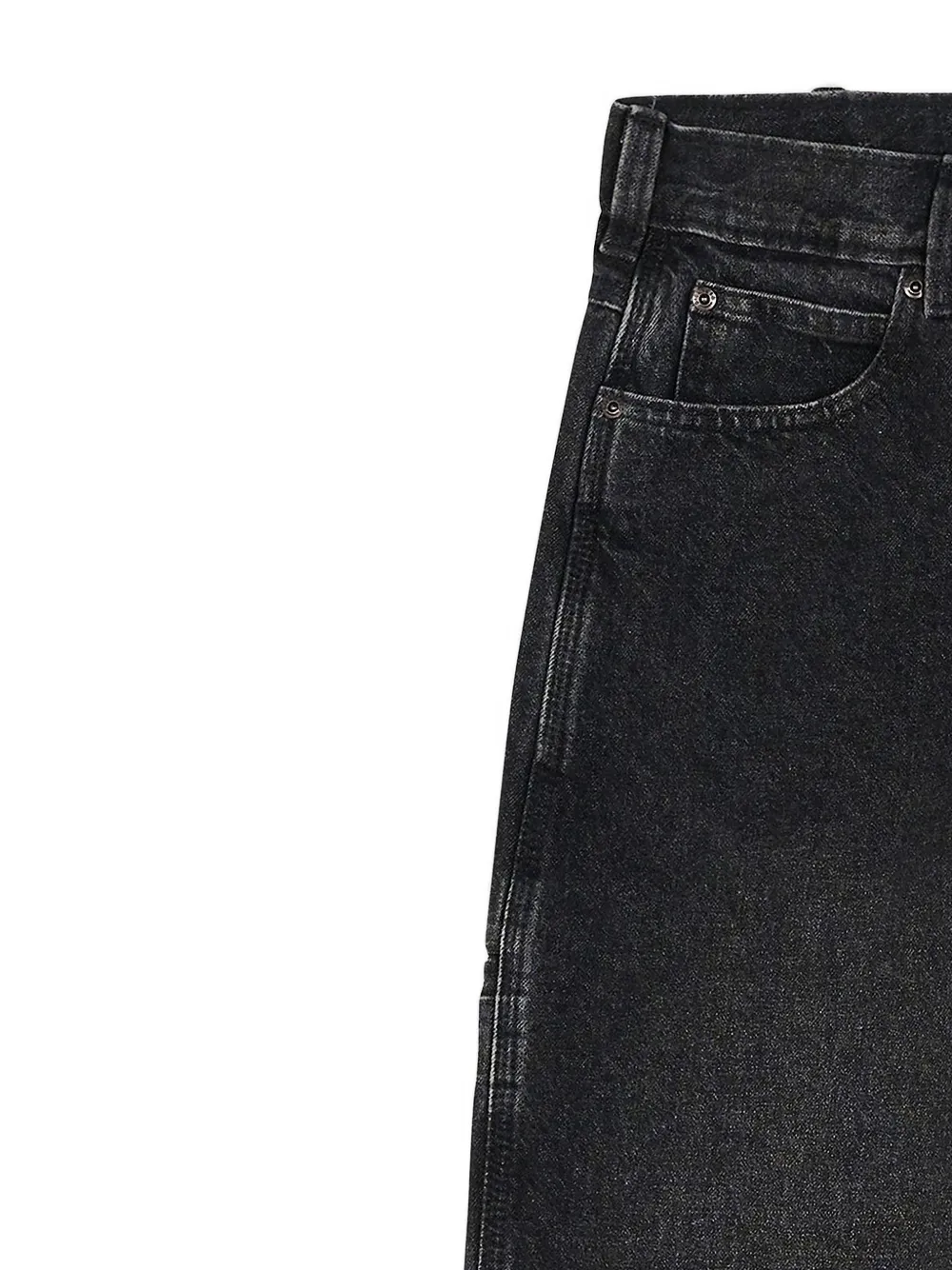DICKIES 958 faded patchwork jeans Zwart
