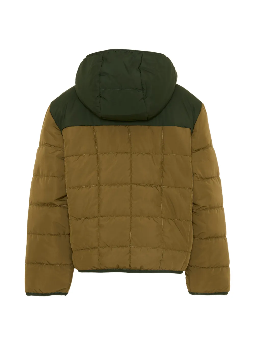 The North Face Kids Shasta reversible hooded padded jacket Bruin