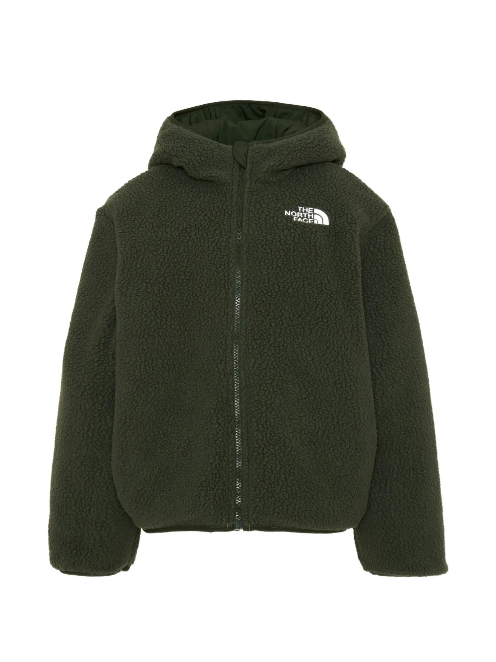 The North Face Kids Shasta reversible hooded padded jacket Bruin