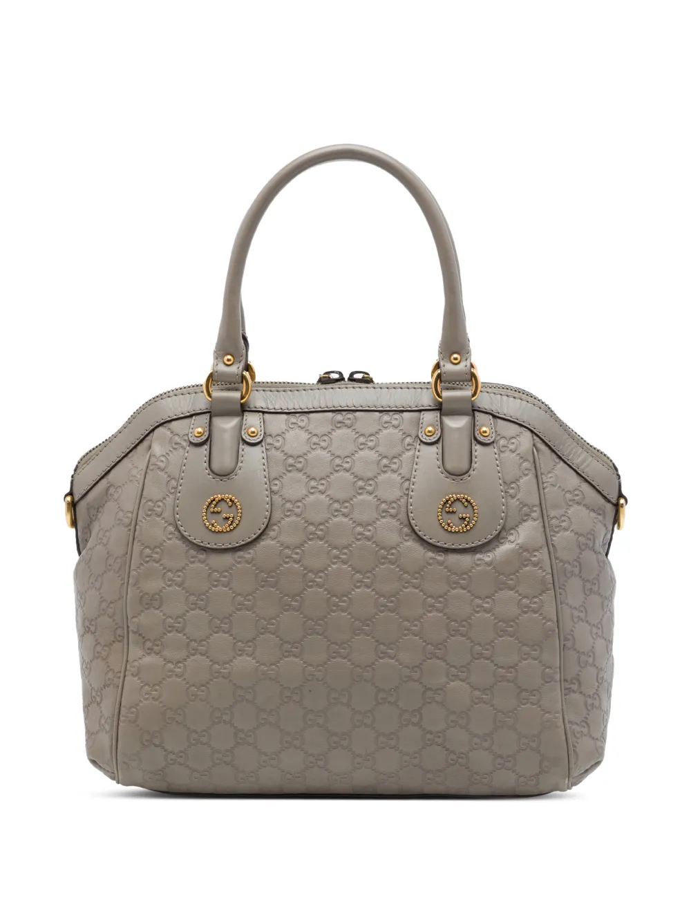Gucci Pre-Owned 2016-2026 Medium Guccissima Scarlett satchel - Grey