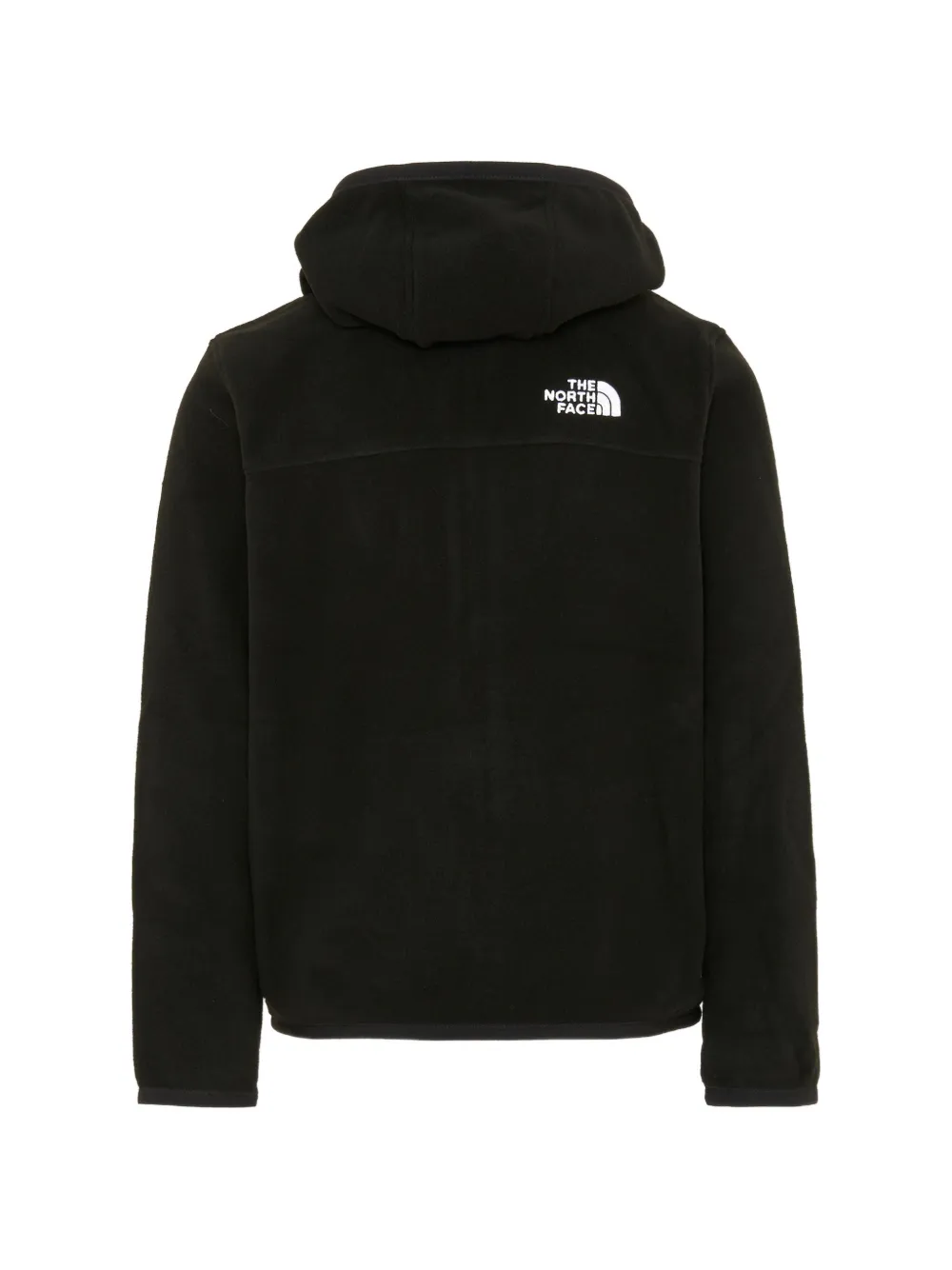 The North Face Kids Hoodie met logoprint en rits Zwart