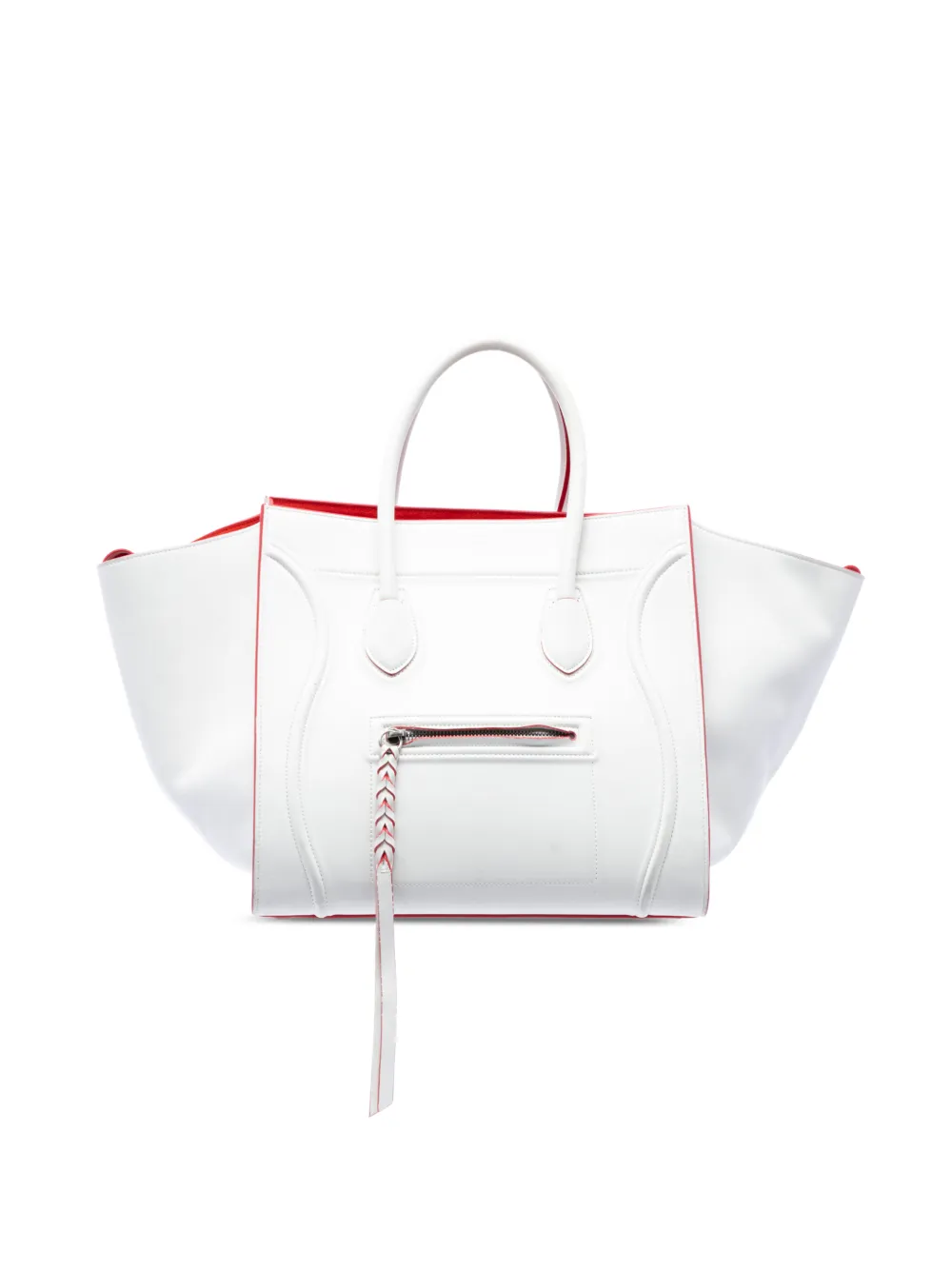 Celine Pre-Owned 2015 Medium Leather Phantom Luggage tote bag - Weiß