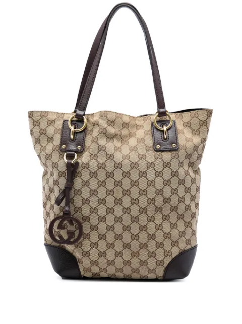 Gucci Pre-Owned 2016-2026 GG Canvas GG Charm tote bag