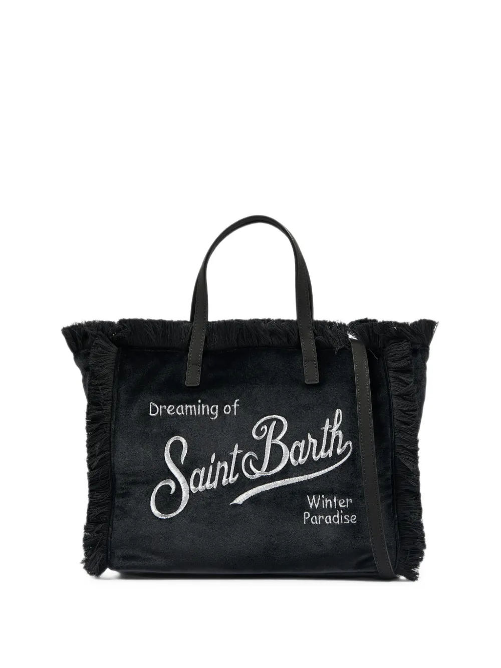 MC2 Saint Barth fringed tote bag - Noir