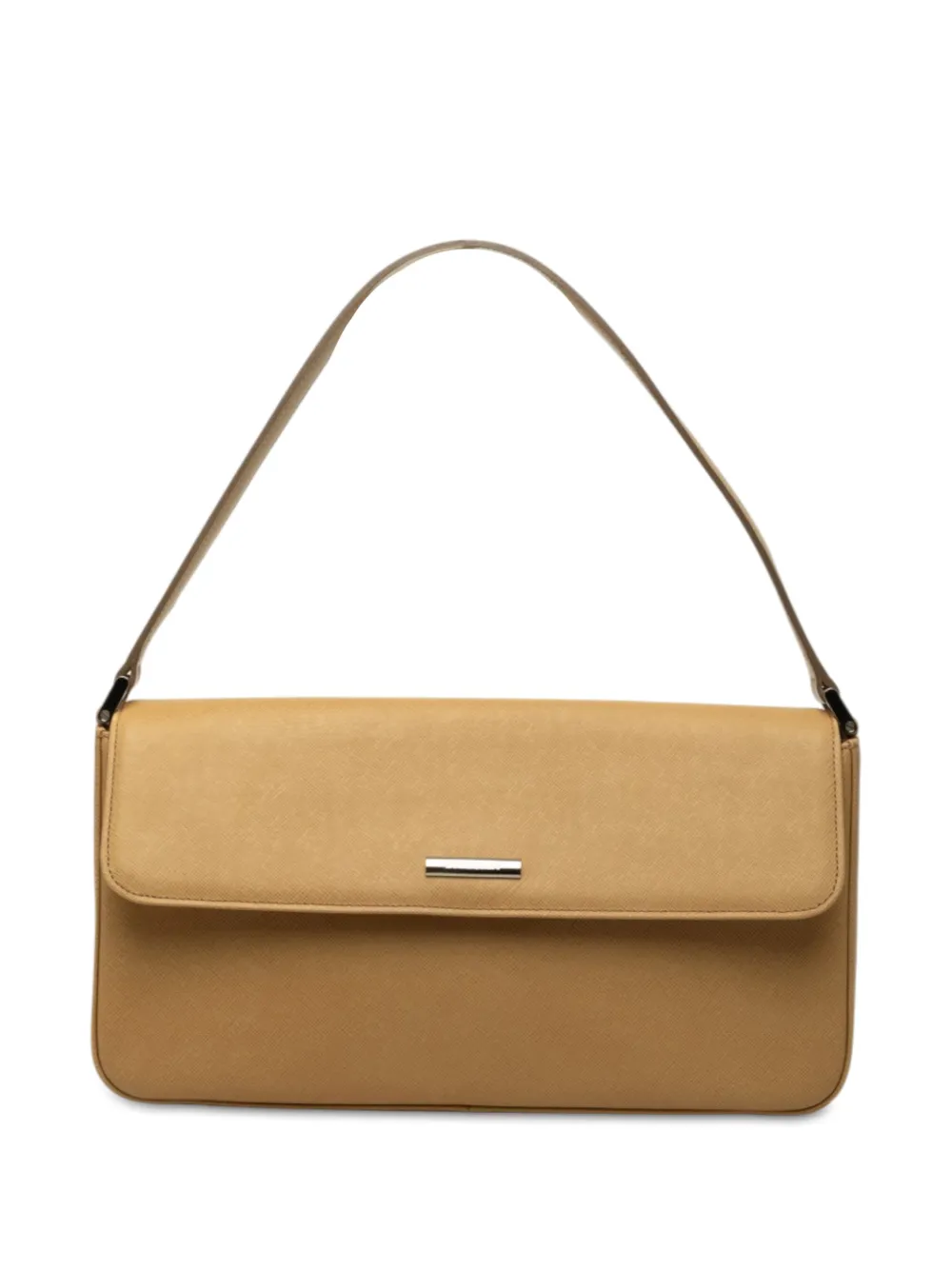 Burberry Pre-Owned 2000-2017 Leather Flap shoulder bag - Neutrals
