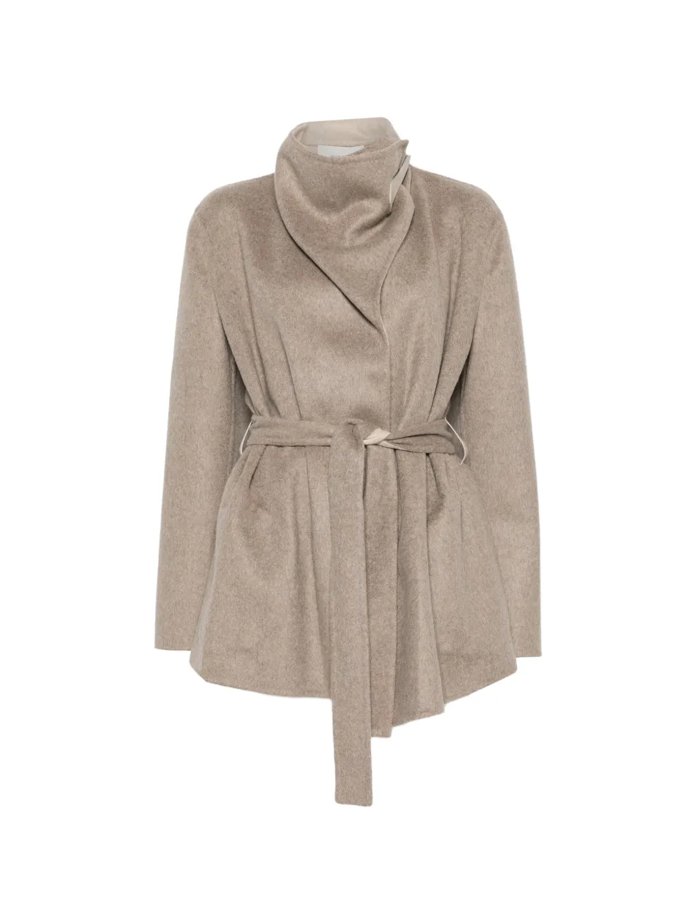 Jacob Cohën belted wrap jacket - Braun