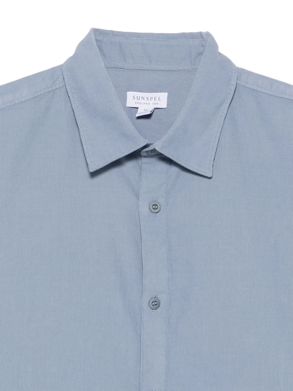 Sunspel corduroy shirt Blauw
