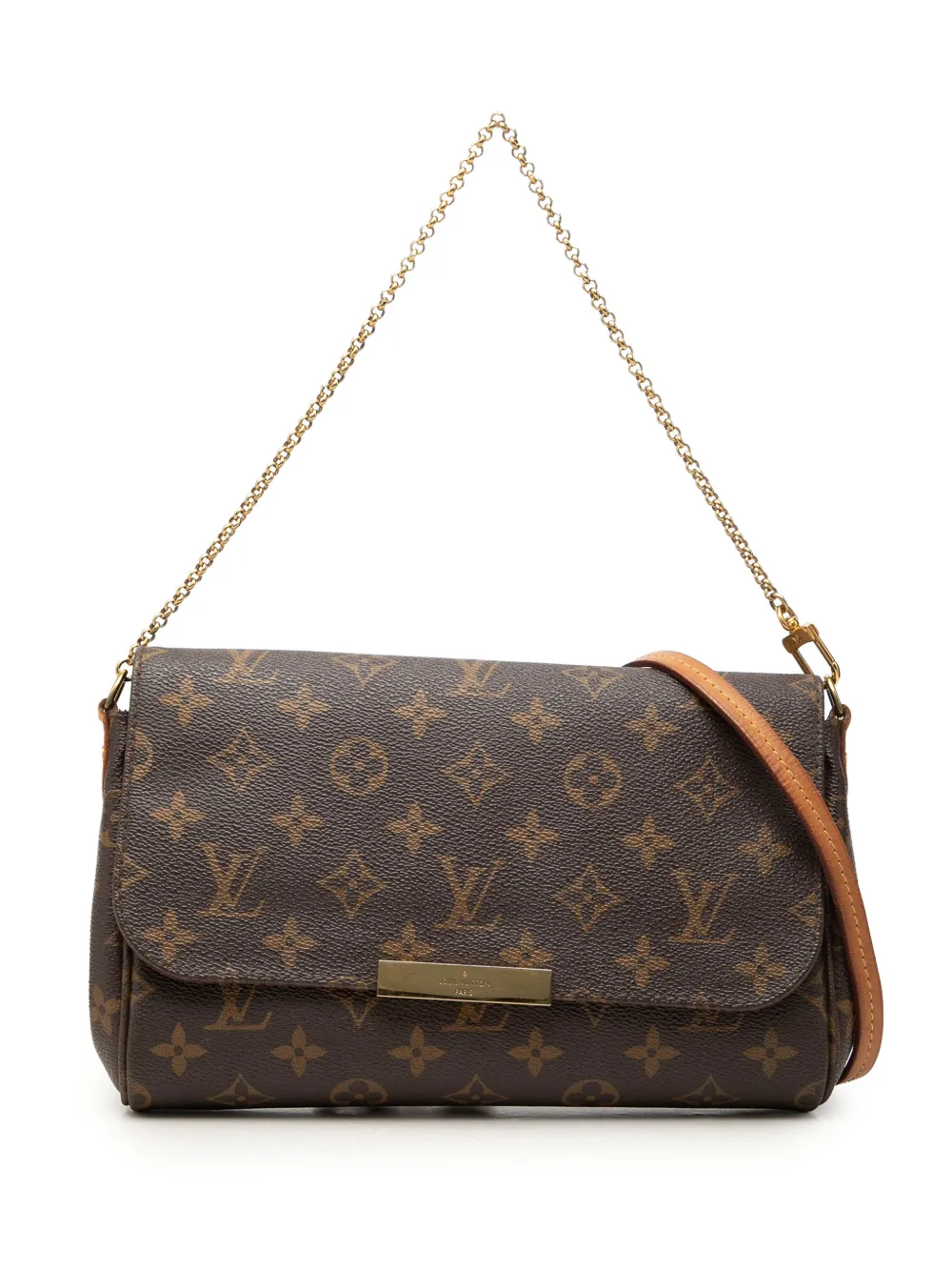Louis Vuitton Pre-Owned 2014 Monogram Favorite MM satchel - Brown