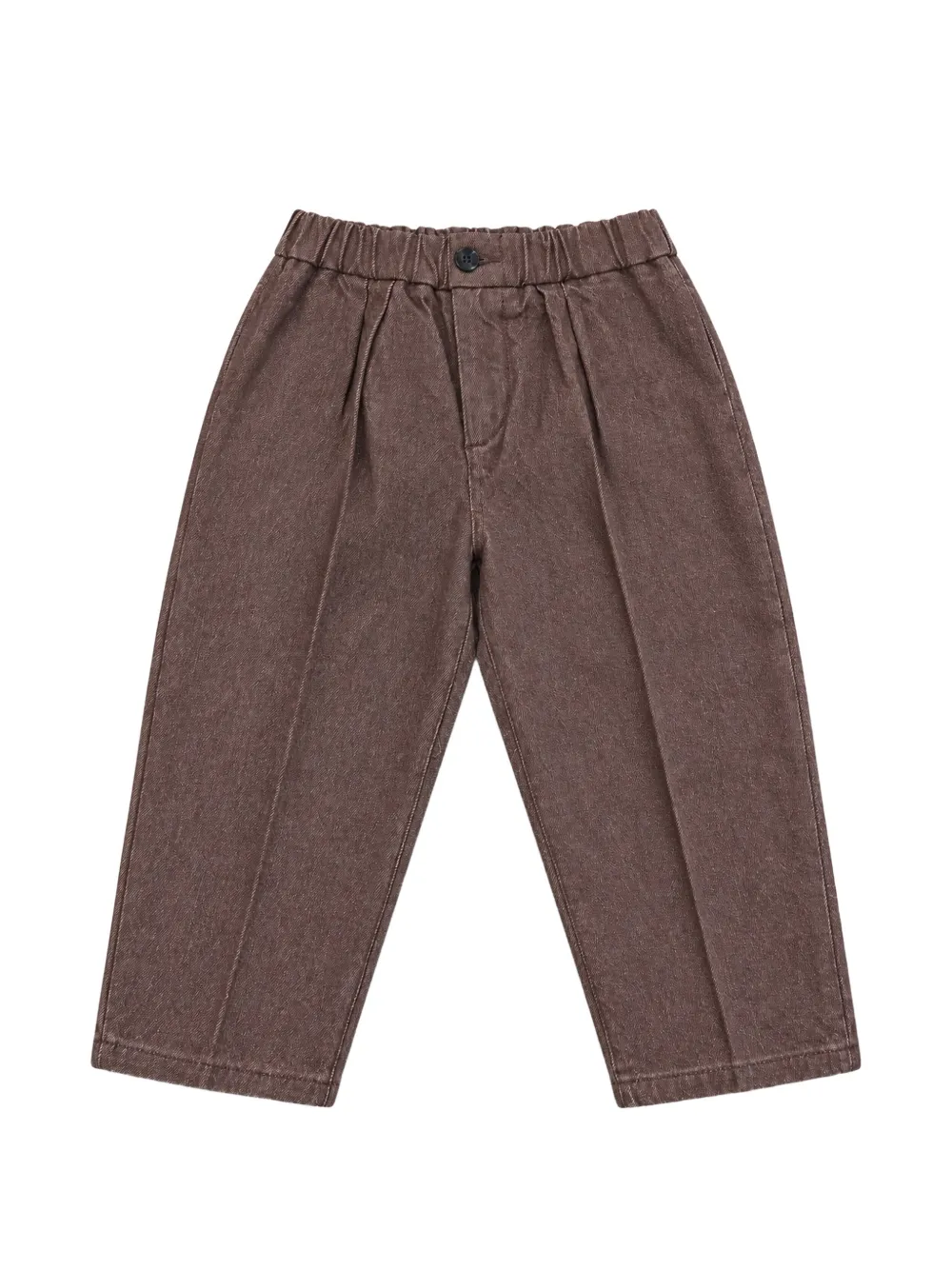 michael coal pleated straight-leg trousers - Marrone
