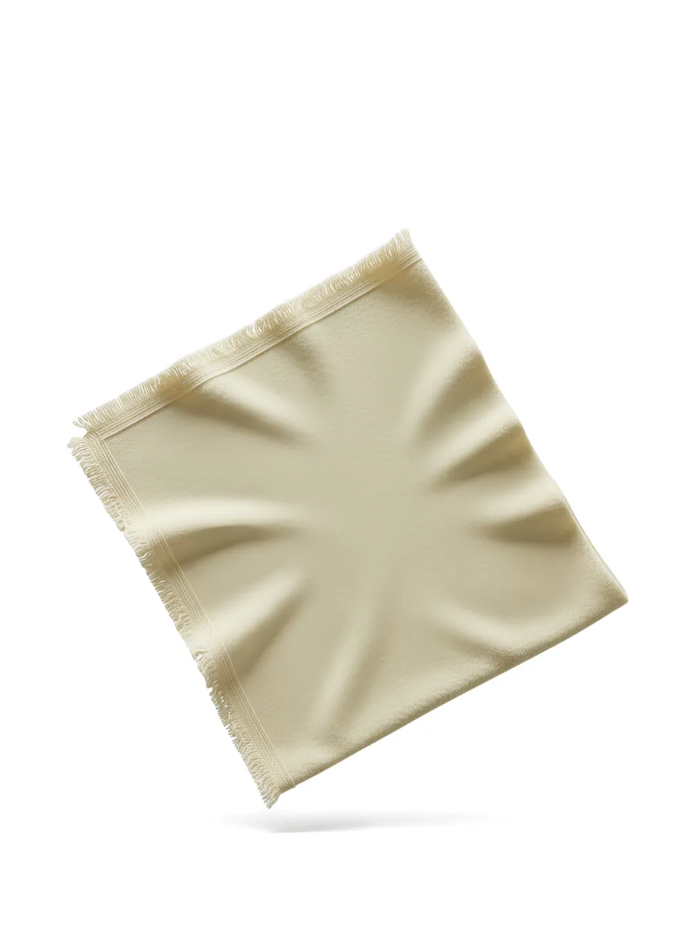 Emerson Renaldi fringed cashmere scarf - Bianco