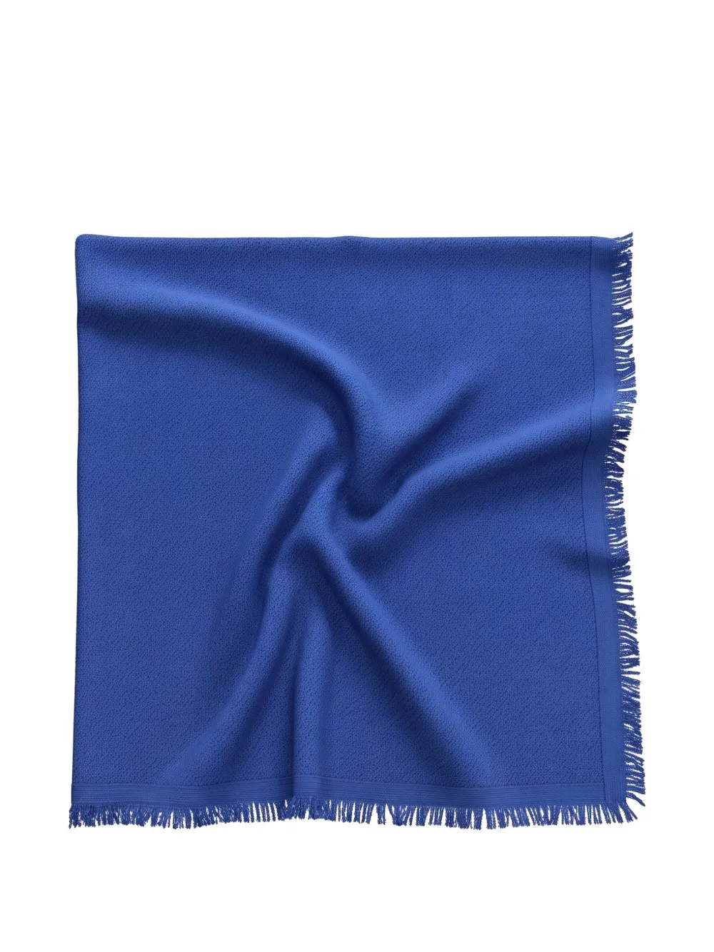 Emerson Renaldi fringed cashmere scarf - Blu
