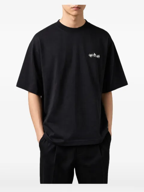 Off-White Arrows-print cotton T-shirt