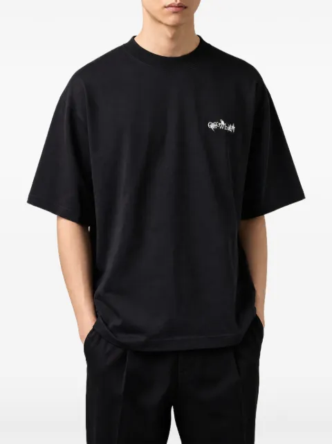Off-White Arrows-print cotton T-shirt