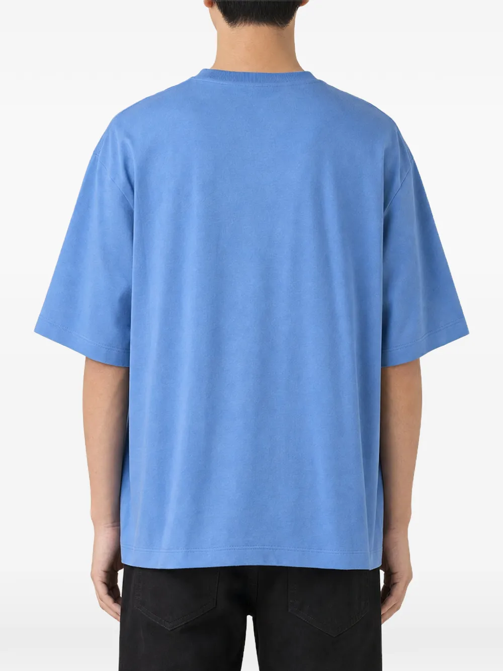 Off-White T-shirt met logoprint Blauw