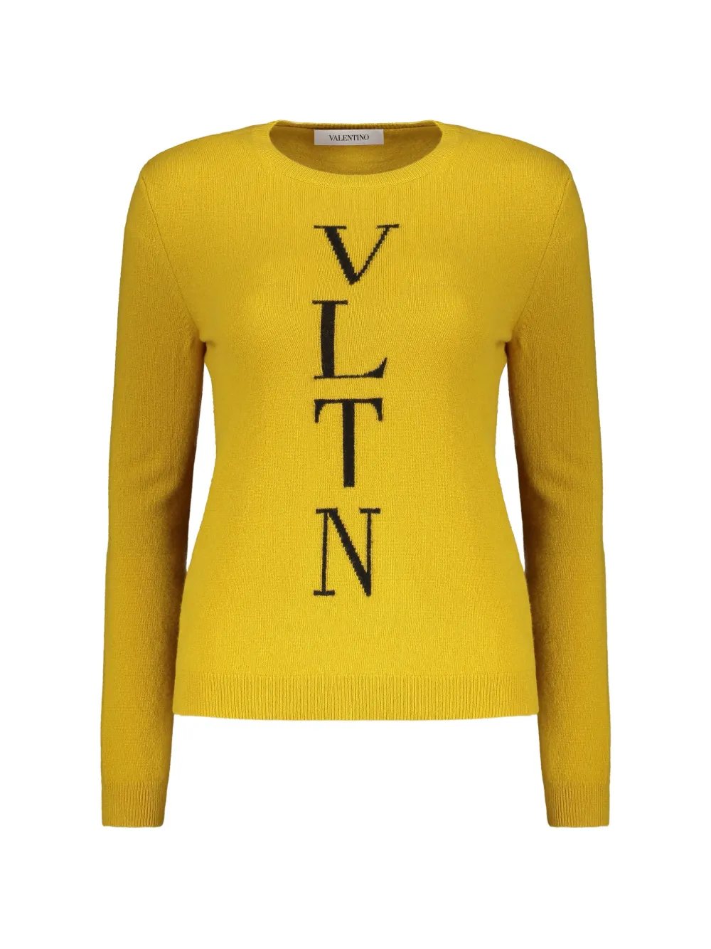 Valentino Garavani VLTN intarsia-knit sweater - Yellow