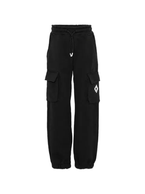 COUNTY OF MILAN KIDS Pantaloni cargo con logo ricamato