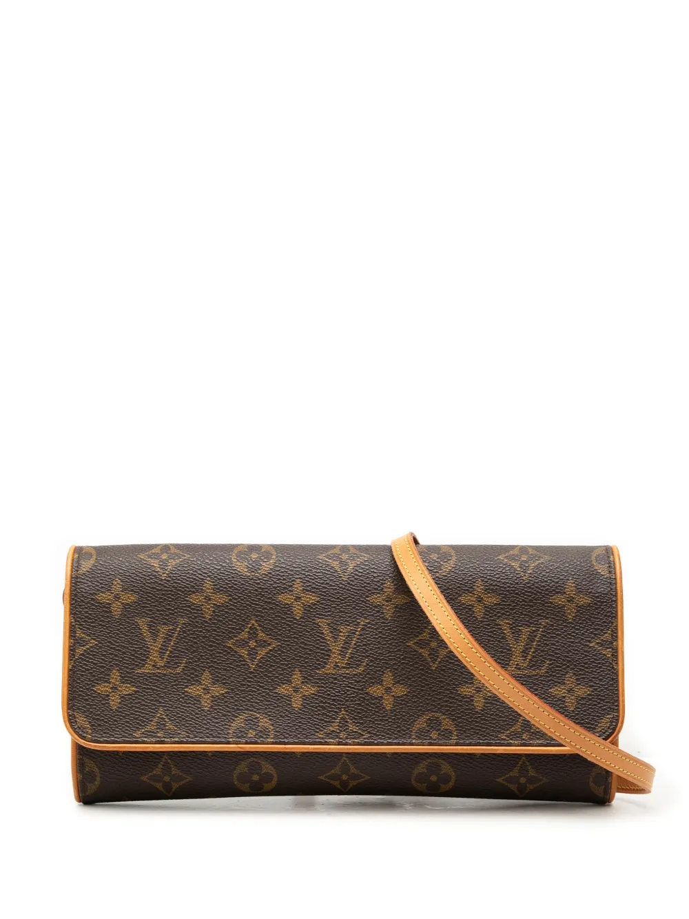 Louis Vuitton Pre-Owned Borsa a tracolla Pochette Twin GM con monogramma 2000 - Marrone