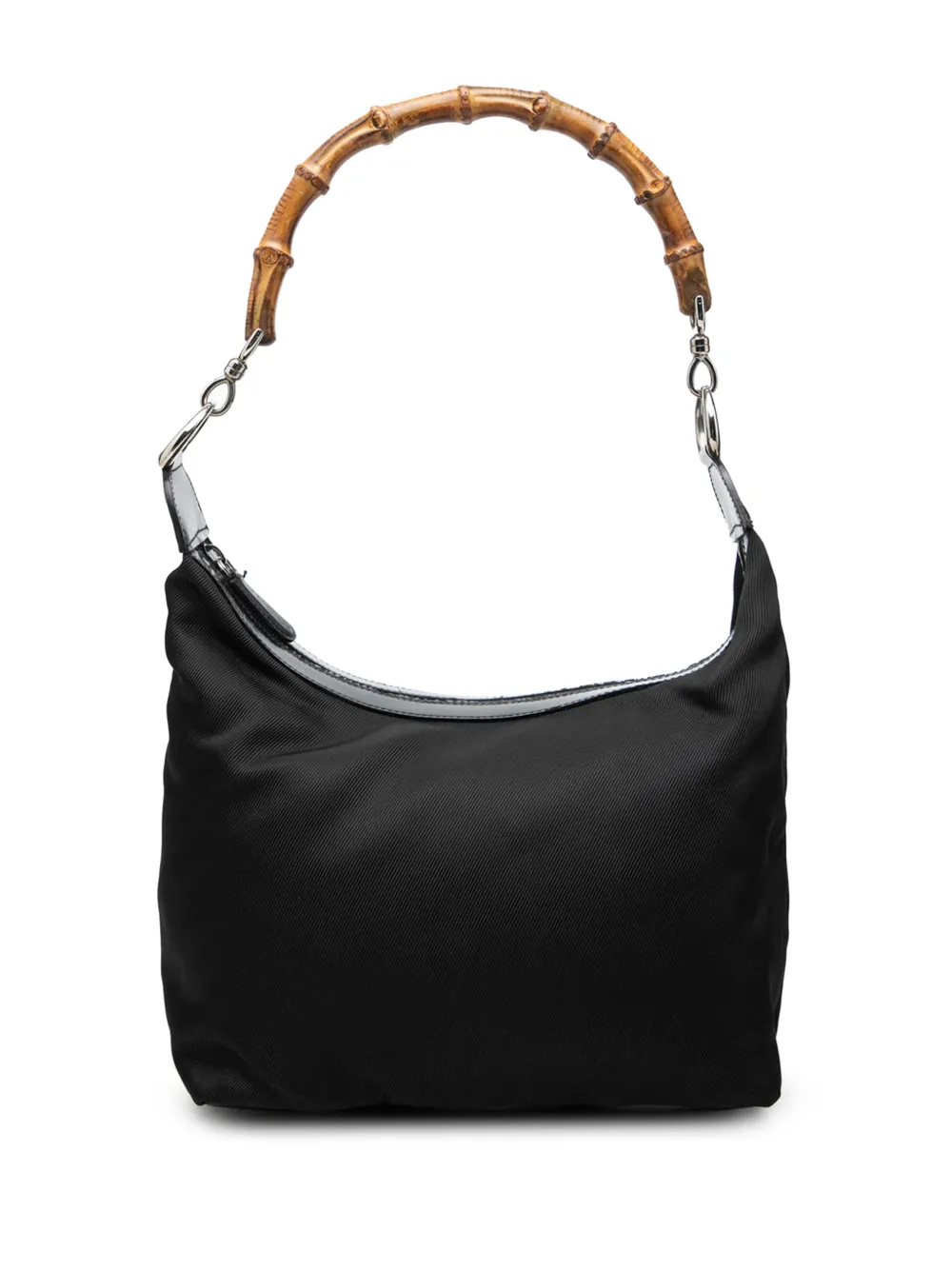 Gucci Pre-Owned 20th Century Nylon Bamboo shoulder bag - Schwarz