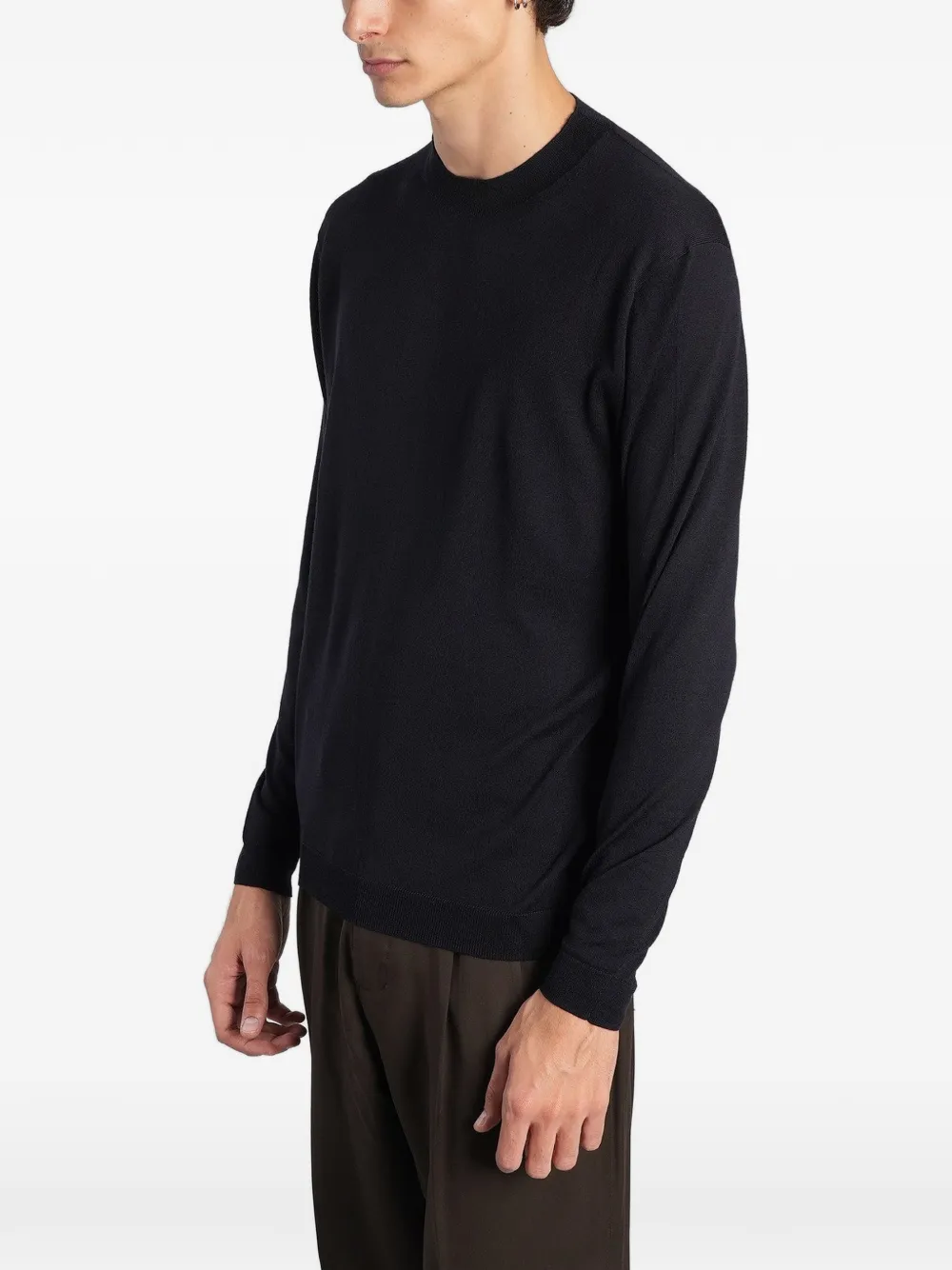 Low Brand crew-neck sweater Blauw