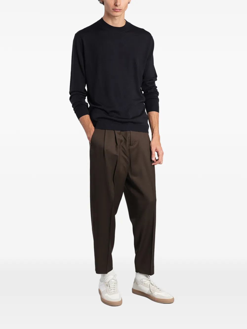 Low Brand crew-neck sweater Blauw
