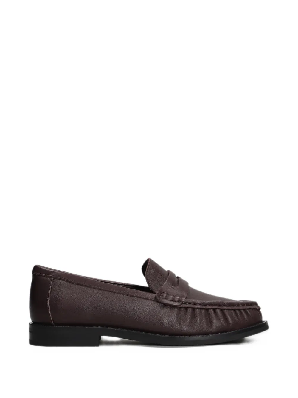 Gold & Rouge Kiki penny-slot loafers - Marrone