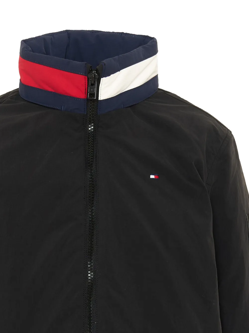 Tommy Hilfiger Junior Jack met rits Zwart