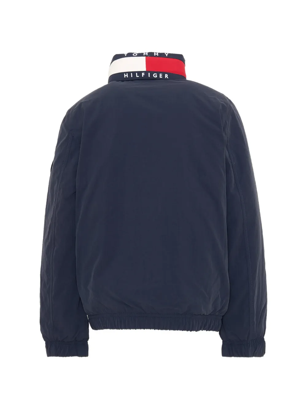 Tommy Hilfiger Junior Bomberjack met logopatch Blauw