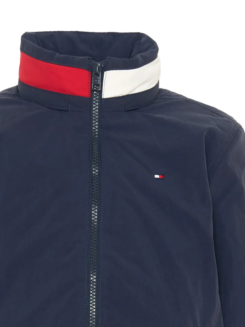 Tommy Hilfiger Junior Bomberjack met logopatch Blauw