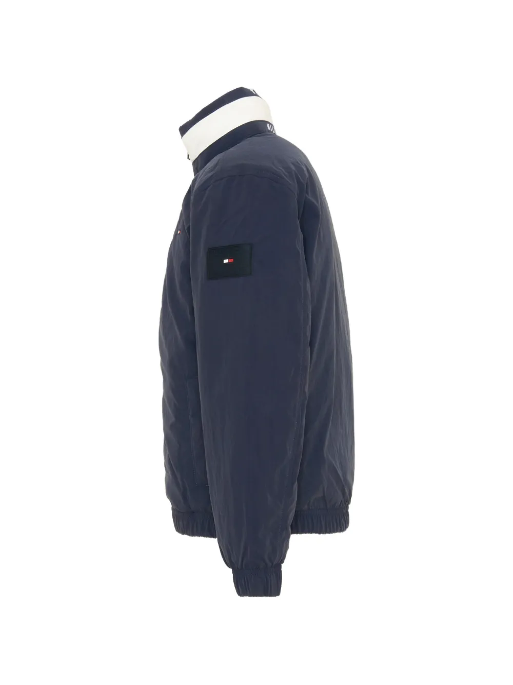 Tommy Hilfiger Junior Bomberjack met logopatch Blauw