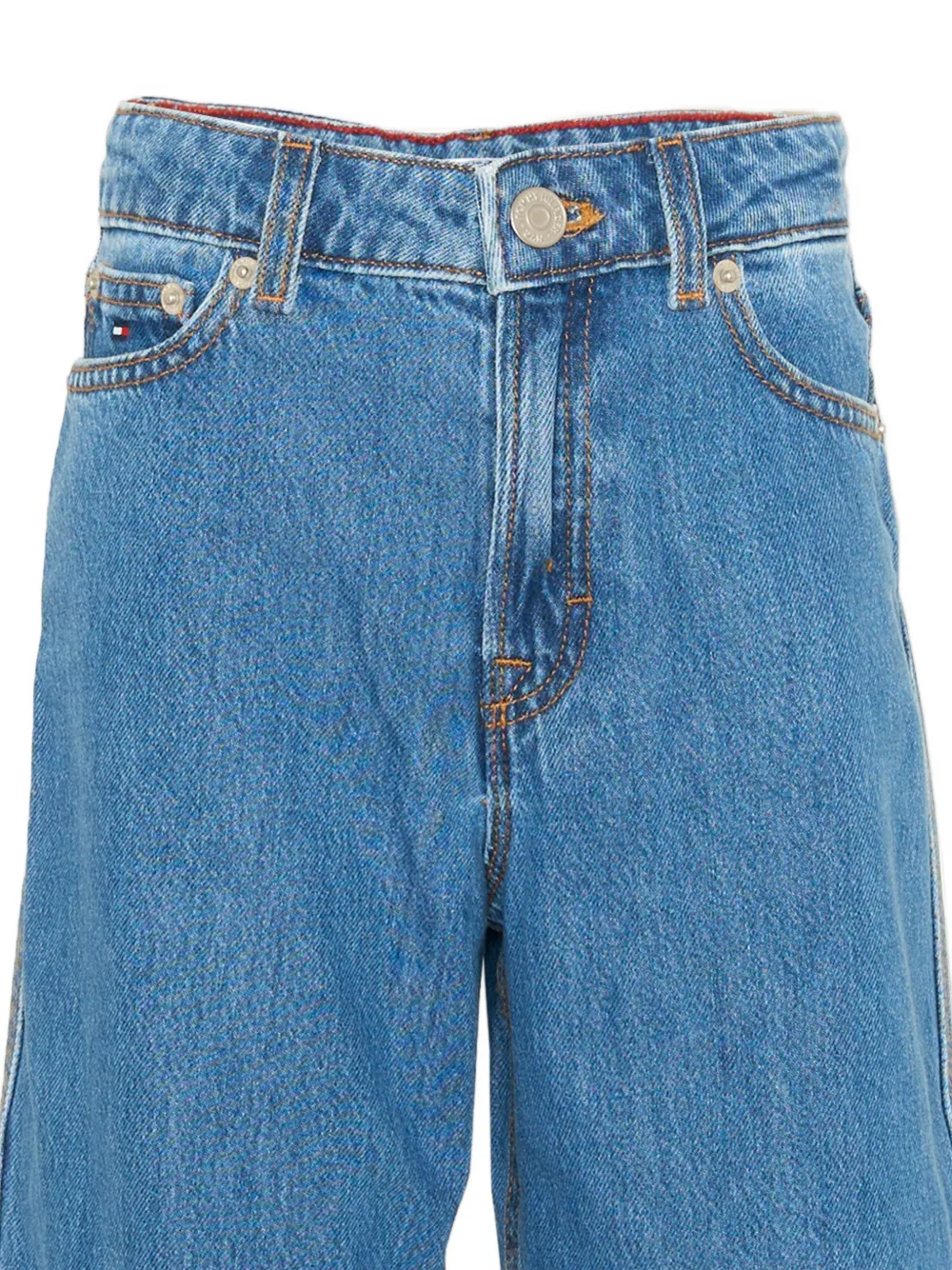 Tommy Hilfiger Junior Jeans met wijde pijpen Blauw