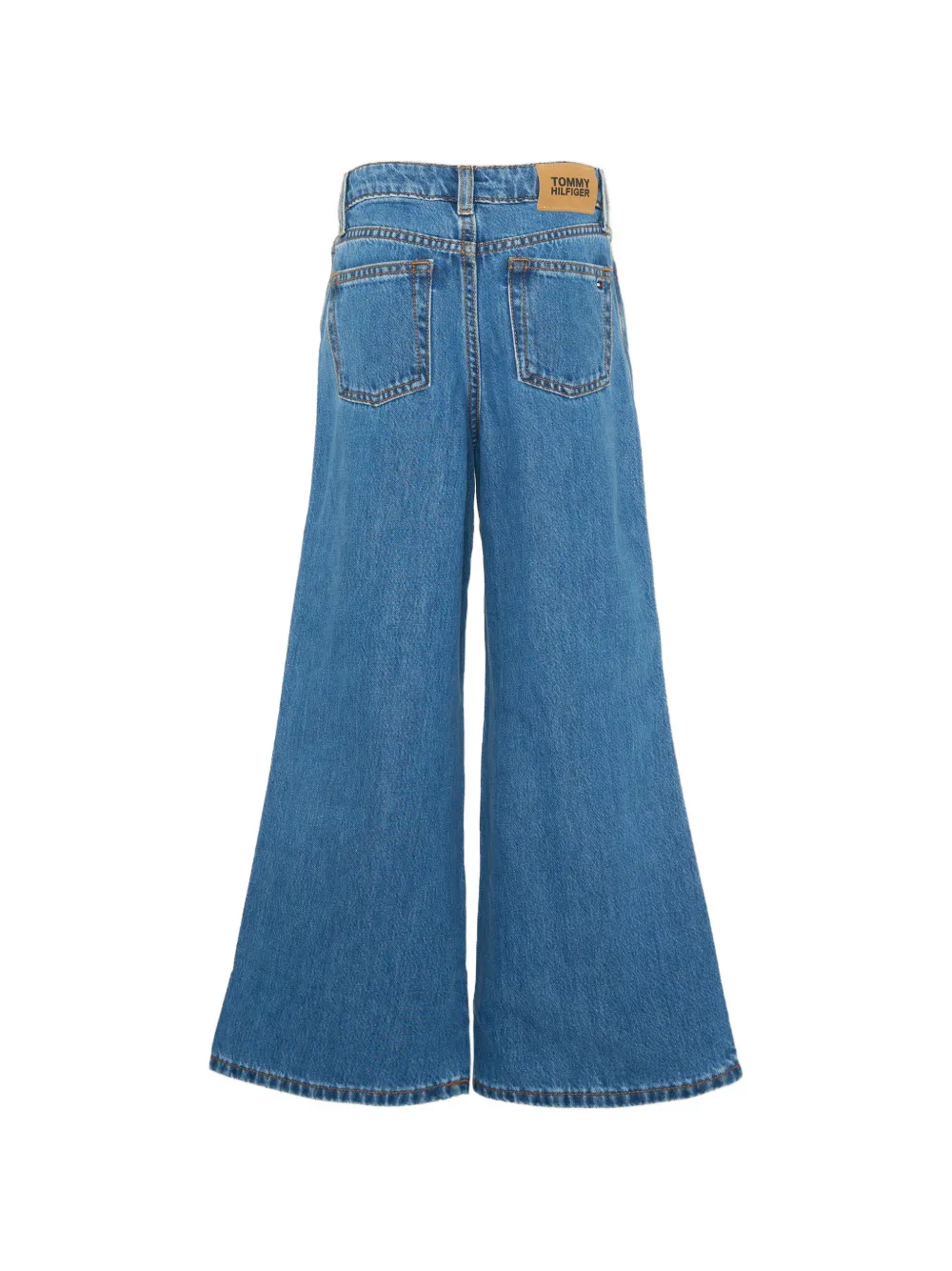 Tommy Hilfiger Junior Jeans met wijde pijpen Blauw