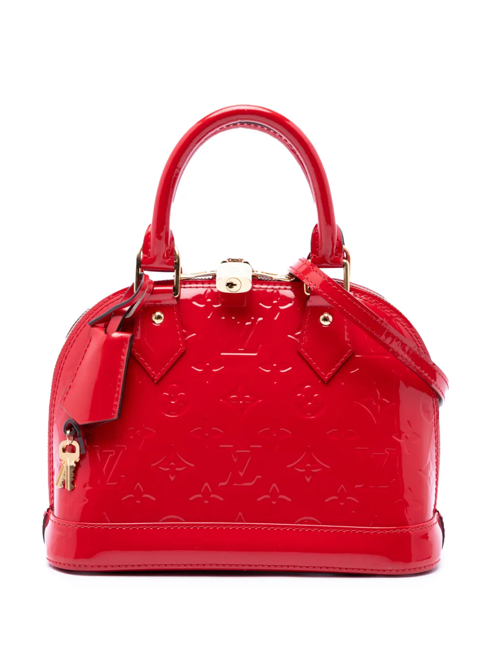 Louis Vuitton Pre-Owned 2015 Monogram Vernis Alma BB satchel - Rot