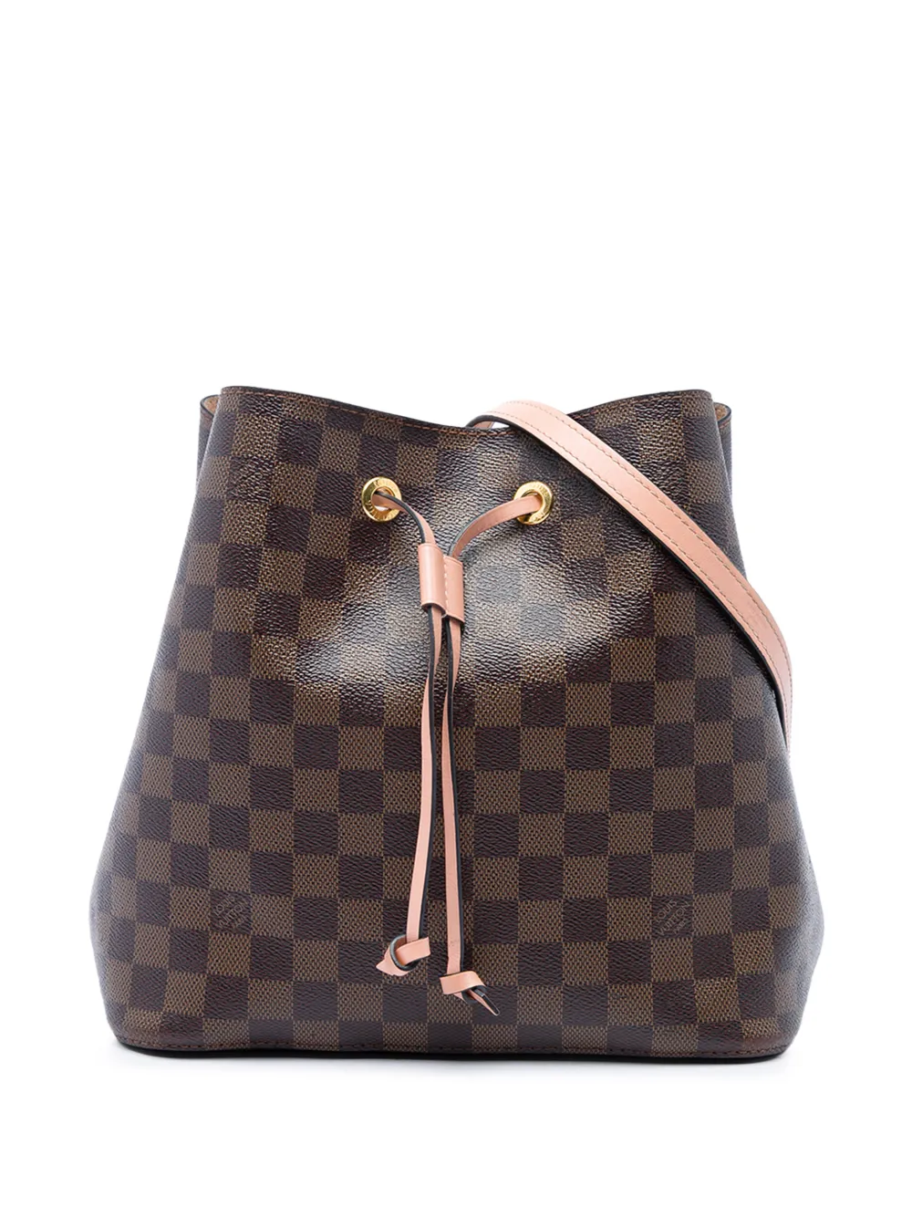 Louis Vuitton Pre-Owned 2019 Damier Ebene NeoNoe MM bucket bag - Marrone