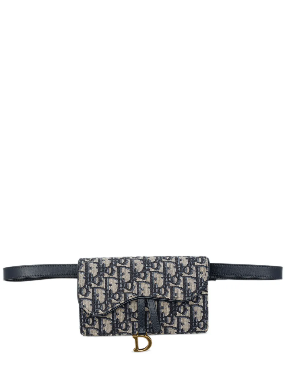 Christian Dior Pre-Owned sac banane Oblique Saddle pre-owned (2020) - Bleu