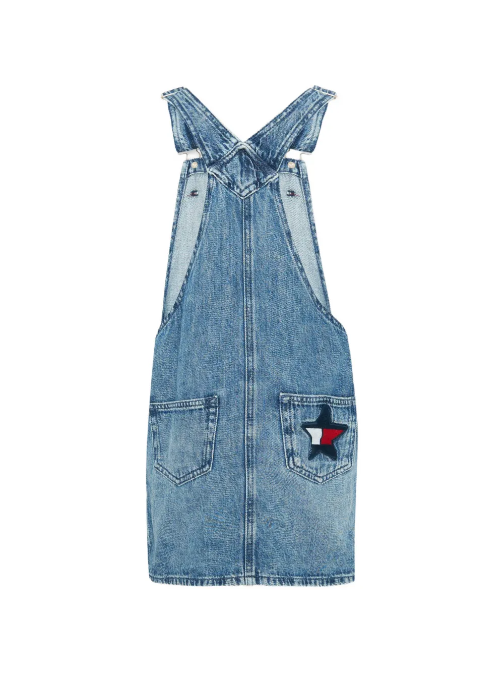 Tommy Hilfiger Junior Pinafore jurk Blauw