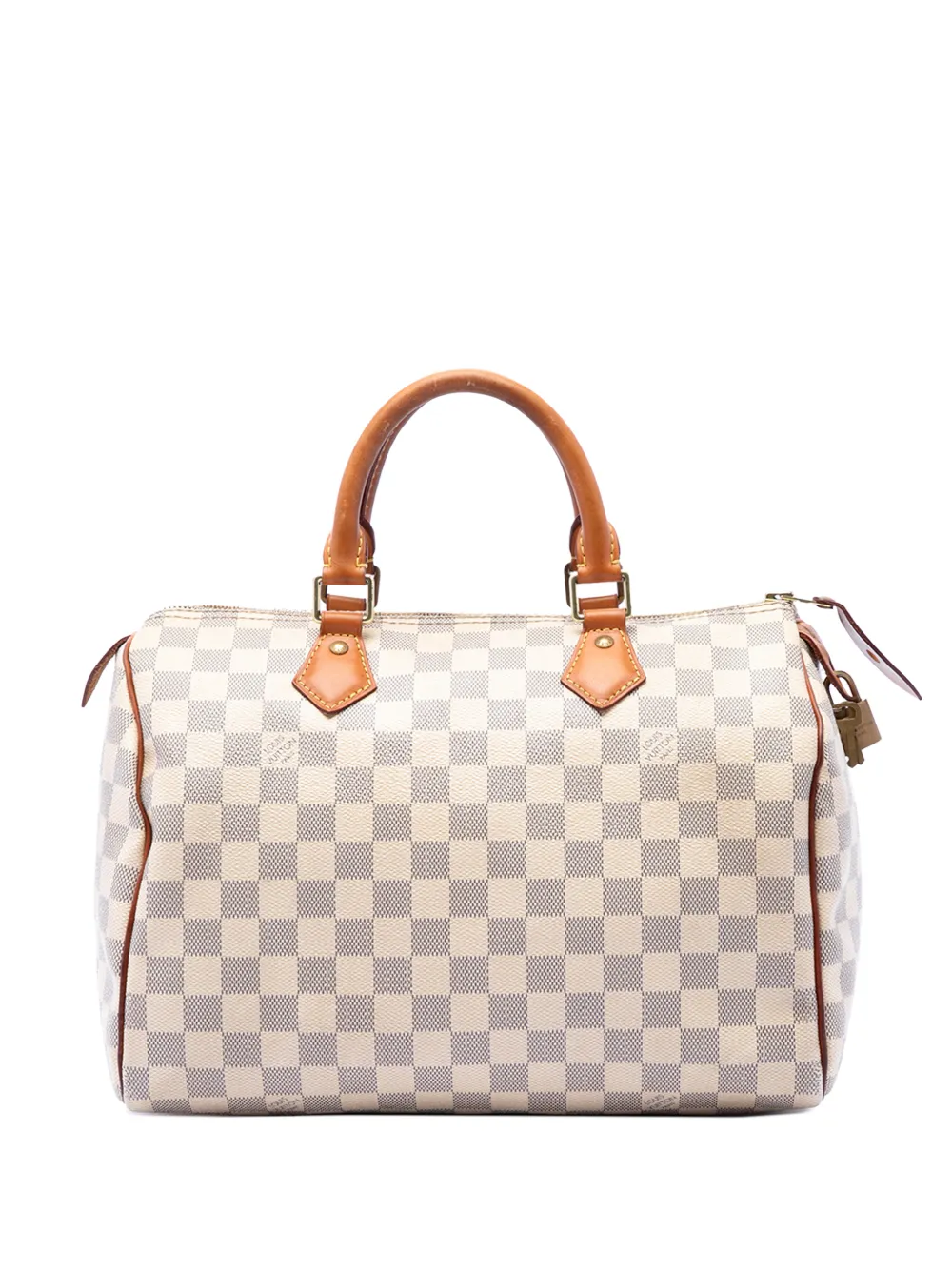 Louis Vuitton Pre-Owned 2016 Damier Azur Speedy 30 boston bag - White