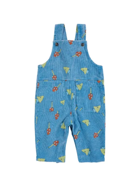 Bobo Choses Mush Monster Duo mushroom-print corduroy dungarees