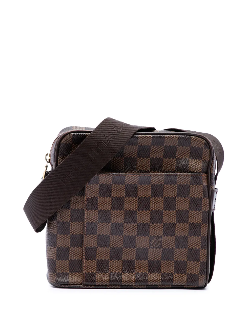 Louis Vuitton Pre-Owned 2008 Damier Ebene Olav PM Umhängetasche - Braun