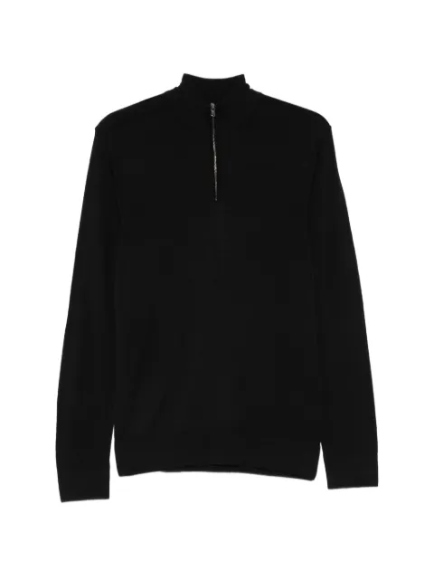 Sunspel quarter-zip wool sweater