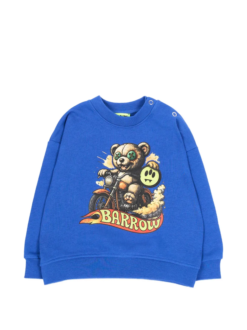 Barrow kids graphic-print sweatshirt - Bleu