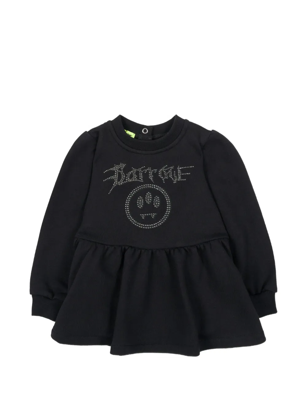 Barrow kids robe ornée de strass à manches longues - Noir