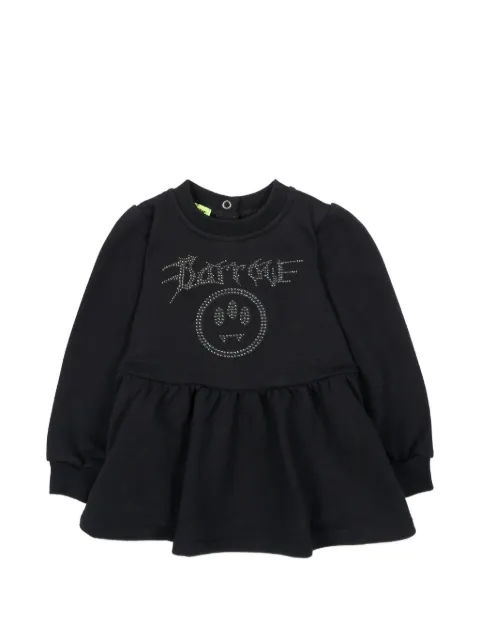 Barrow kids rhinestone-embellished long-sleeve dress