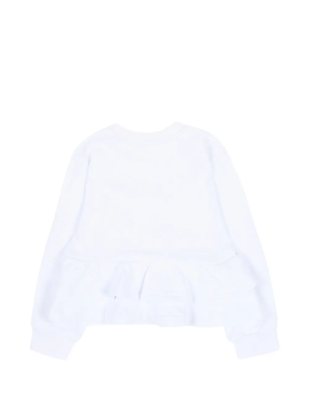 Barrow kids Sweater met ruches Wit
