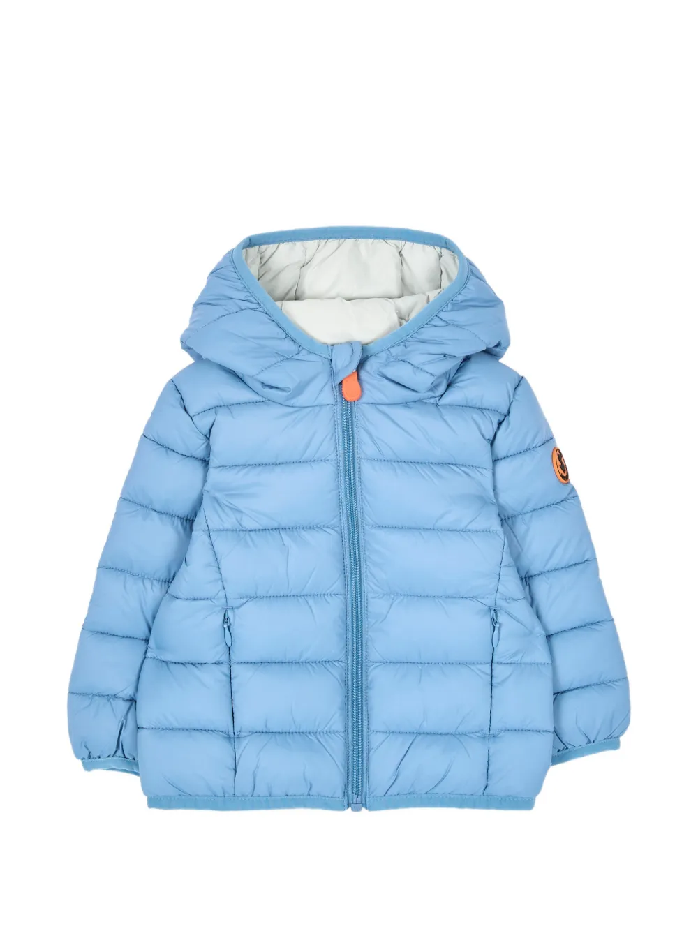 Save The Duck Kids quilted hooded jacket - Blu